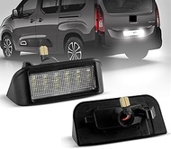Vuzmode License Plate Light, for Citroen, for Berlingo Jumpy Spacetourer Dispatch Error Free White L