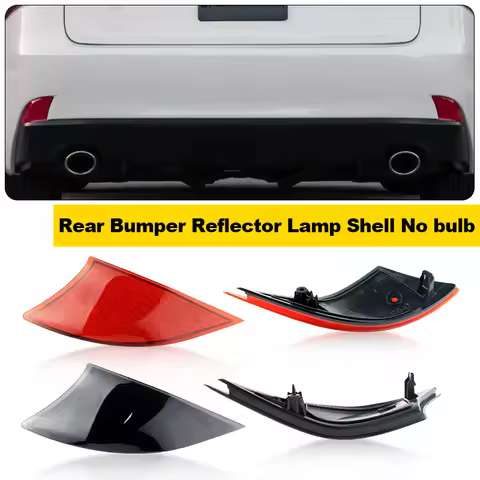 2PCS For Lexus IS250 IS300 IS350 IS200t IS-F 2014-2020 Rear Bumper Reflector Light Shell No Bulb OEM