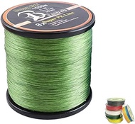 Braided Fishing Line 8-fold 1000 m PE Super Strong Braided Lines, Army Green, 1.0# 0.17 mm/9.09 kg/2