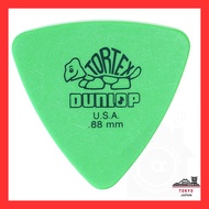Jim Dunlop Tortex Triangle Pick 24-Pack & Musent Custom Players Pick +1 Set | 431B.88-GRN-24P