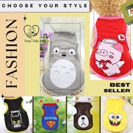 [NEW] Clothes / Dresses / T-shirts Kaos / Clothes Dog Cat Clothes Anabul Fashion Cute Cartoon Blue C