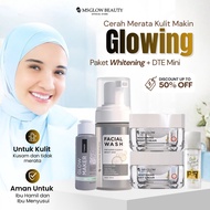 Ms Glow Beauty Whitening Basic Facial Package DTE Mini Original BPOM Skincare Facial Whitening and B