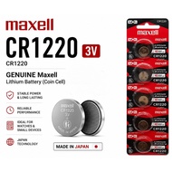 CR1220 GENUINE Maxell Japan Coin Cell Lithium Battery 3V