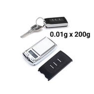 Mini Keychain Scale 0.01gx200g (Battery included)