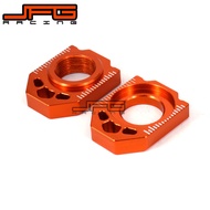JF Motorcycle CNC Rear Chain Axle Blocks For KTM 125 200 250 300 350 450 SX SX-F XC XC-F 2013 2014 2