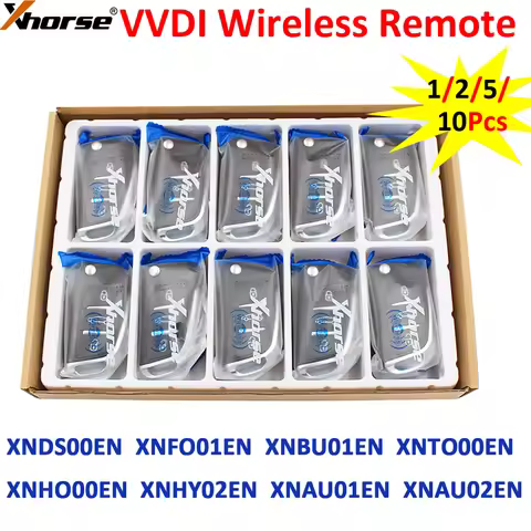 Xhorse 1/2/5/10Pcs/Lot XNDS00EN XNBU01EN XNHO00EN XNFO01EN XNTO00EN XNHY02EN VVDI Wireless Remote fo