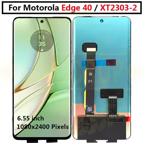 Original For Motorola Edge 40 LCD XT2303-2 Display Screen Touch Panel Digitizer Replacement For Moto