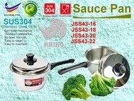 Stainless Steel Sauce Pan Pot Periuk SUS304