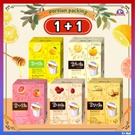 [1+1] ❣️Ready Stock❣️ Portion Packing Tea Korea Honey citron tea (15p+15p), Honey Grapefruit Tea, Honey Lemon Tea, Honey Ginger Tea, Honey Jujube Tea