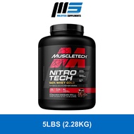 MuscleTech Nitro Tech Whey Gold Protein Powder 5lbs | Whey Protein Isolate | Protein Powder for Musc