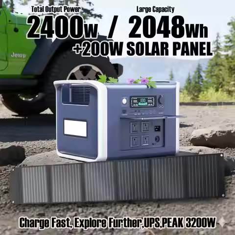 Charging Station 2400W Portable Power Station 220V 110V AC Outlets Portable Power Station United Sta