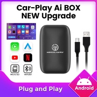 Car Screen Upgrade For Universal Ai Box Wireless Carplay Plug And Play For Netflix Iptv Youtube Spot