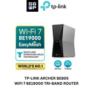 TP-Link Archer BE805 WiFi 7 BE19000 Tri-Band Dual 10G Ports Router with EasyMesh HomeShield