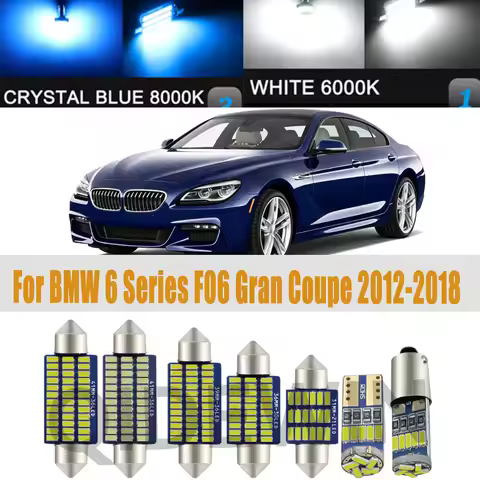 14Pcs Canbus Car LED Bulb Interior Indoor Light Kit For BMW 6 Series F06 Gran Coupe 640d 640i 650i 2