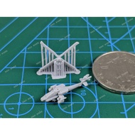 American AH-64 Apache Armed Helicopter 1/2000 700 350 Horse Model