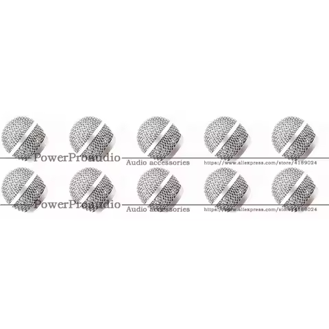 10pcs/lot New Replacement Ball Head Mesh Microphone Grille for Shure PG58 PG 58 Accessories s