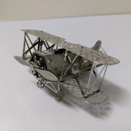 Fokker Double Wing Fighter Metal Stainless Steel DIY Assembly Model