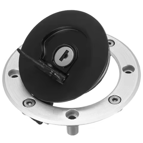 Motorcycle Locking Fuel Gas Tank Cap Cover w/ 2 Key for Suzuki GSXR 600, 700, GSXR1000, Katana 600, 