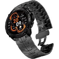 Compatible with Carbinox Blaze bands, Quick Release Stainless Steel Metal Strap with Folding Clasp R