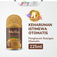 Stella Parfum'ist Refill Matic Caffe Latte 225 ml- Isi Ulang (Refill) Pengharum Ruangan Otomatis - Isi Ulang (Refill) Pewangi Ruangan Otomatis - Stella Kopi- Automatic Air Freshener Refill