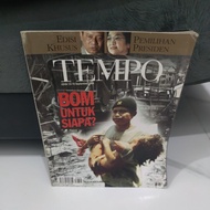 MAJALAH TEMPO EDISI KHUSUS PEMILIHAN PRESIDEN EDISI 13 - 19 SEP 2004