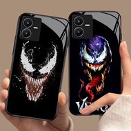 YS-71 Marvel Venom HD Glass Casing for VIVO Y22 Y35 Y75 Y28 Y22S V25 Y55 iQOO Z6