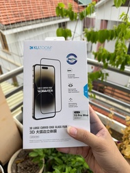 Kính cường lực KUZOOM Chính Hãng Cao Cấp cho iPhone 16 Pro Max 15 Pro Max 14 Pro Max 13 Pro Max 13 1