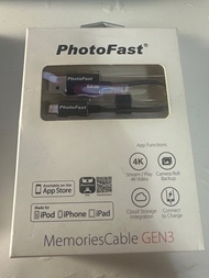 PhotoFast MemoryCable USB 3.0 64GB  手機相片Backup