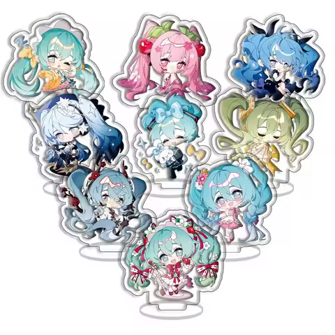 Hatsune Miku Princess Acrylic Small Standing Brand Display Virtual Idol Around The Stock Nine-piece