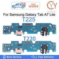 ใหม่สำหรับ Samsung Galaxy Tab A7 Lite T220 T225 SM-T225(LTE) SM-T220(WiFi) USB ชาร์จพอร์ต Dock Connector บอร์ดชาร์จ Flex Cable เปลี่ยนอะไหล่