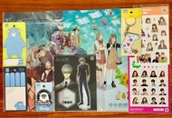 漫畫、遊戲禮包，全帶為主/LINE WEBTOON |入學傭兵｜女神降臨｜少女的世界｜立牌｜貼紙包｜資料夾｜官方
