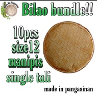 Bilao bundle 10pcs of size 12 manipis