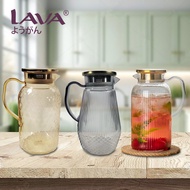 Lava Tamu PC Plastic Crystal Transparent Juice Drink Fridge Jug 1.5L