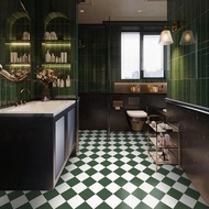 1/10/20PCS-8" X 8" Vintage Lattice Floor Sticker, Peel & Paste Floor Tiles, Vinyl Flooring Waterproo