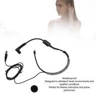 Aumotop ไมโครโฟนสวมศีรษะกันเสียงรบกวนที่มีน้ำหนักเบามีเสถียรภาพสำหรับ PGA31 SM31 SM35ยิมผู้สอนที่ไม่