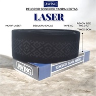 Peci Awing Songkok Awing Laser Songkok Laser Motif