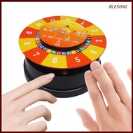 [Blesiya2] Rotating Prize Bingo Game Lottery Turntable Props Game Electronic Roulette Roulette Wheel