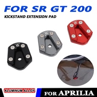 For Aprilia SR GT200 SR200 GT SRGT200 SR GT200 SRGT Motorcycle Accessories Kickstand Extension Plate