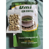 BISA COD ) READY LANGSUNG KIRIM UMI GREEN COFFEE ORIGINAL KOPI HIJAU (50 biji)
