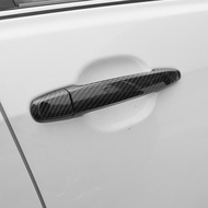 For TOYOTA WISH 2003-2009 carbon fiber pattern car door handle cover trim,WISH exterior accessories