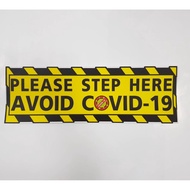 Covid Pleastephere Sticker