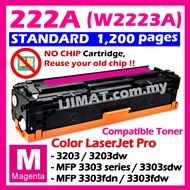 NO CHIP W2220A W2220X W2223A MG MAGENTA HP222 Compatible Toner HP 222A 222X 3203 3203dw MFP 3303 330
