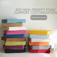 Sofa Seat Cushion (45D Foam with Cover) 50*50cm Comfortable chair cushion / Can Customized