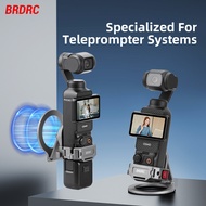 BRDRC Teleprompter Stand for DJI OSMO Pocket 3 Multifunctional Frame Holder Clip Cycling/V-log for P
