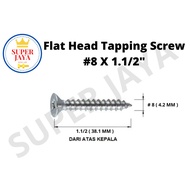 Wood Screws | Wood screws #8 X 1.1/2 - 10 PCS