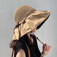 หมวกกันแดด แฟชั่น หมวกคลุมหน้า 360องศา sun hat หมวก หมวกกันแดดผู้หญิง หมวกบังแดดป้องกันใบหน้า กันแดดUV ได้ สำหรับ การเดินป่า กลางแจ้ง Simpler
