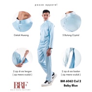 PREMIUM BABY BLUE BAJU MELAYU MODERN SLIMFIT | READY STOCK | BAJU LELAKI