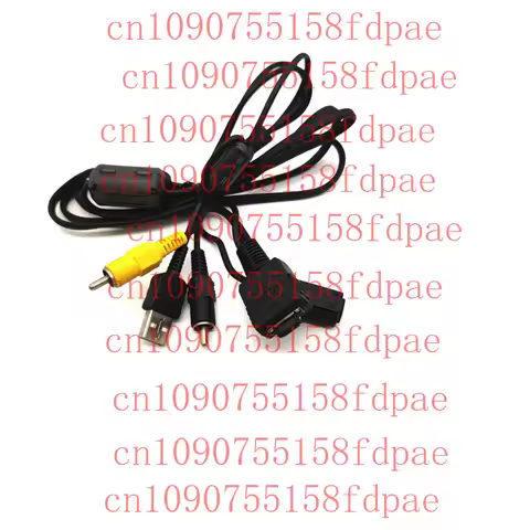 Used FOR Sony Multi Use USB AV Cord Cyber-shot DSC-T20 -T30-T50 Camera