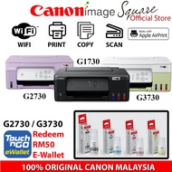 Original Canon PIXMA G1730 G2730 G3730 Refillable Ink A4 printer, Online Redeem Touch”N Go RM50 