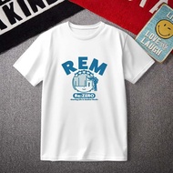 Hot Fashion Re:Zero White T-shirt Starting Life in Another World Cotton Anime Cute Cartoon Pattern T